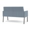 Lesro Mystic Lounge Reception Loveseat, Charcoal, RS Rain Song Upholstery ML1501 - alternate 2
